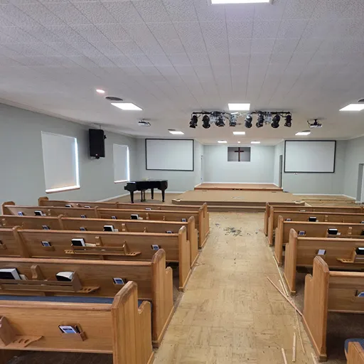 church renovation before